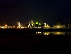 酒店外的夜景