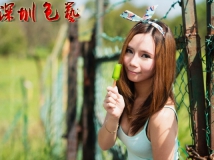 美女与狗狗