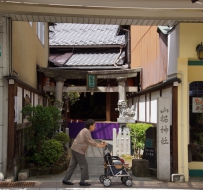 老人与神社